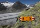 A0223 – Wanderwegweiser mit Gletscher im Hintergrund